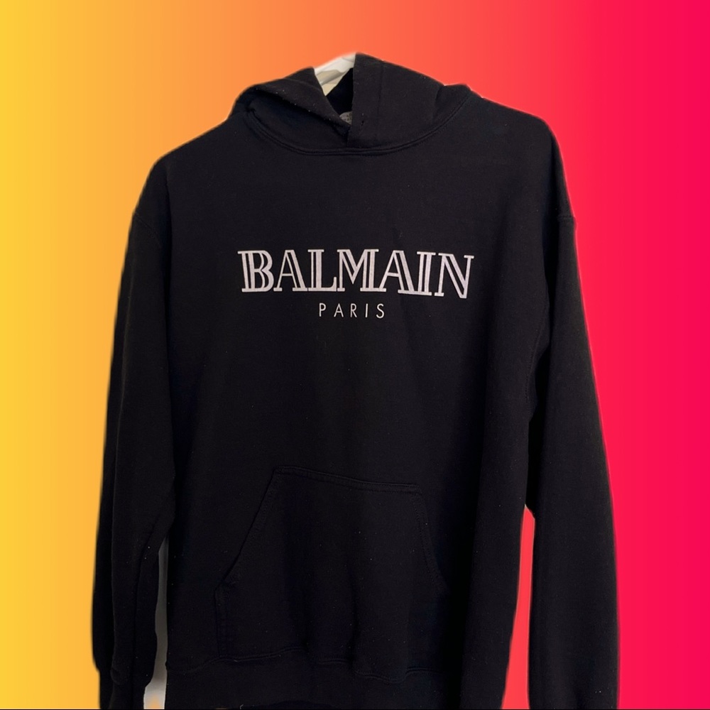 Medium Gildan | Balmain Paris Hoodie